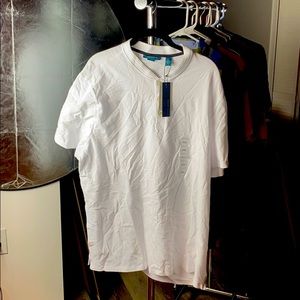 White button neck shirt